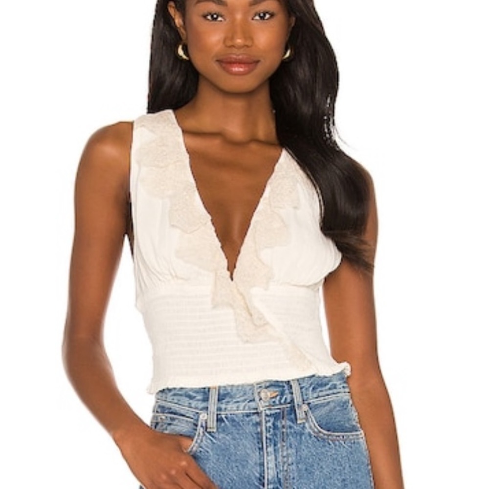FREE PEOPLE Lottie Lace Top